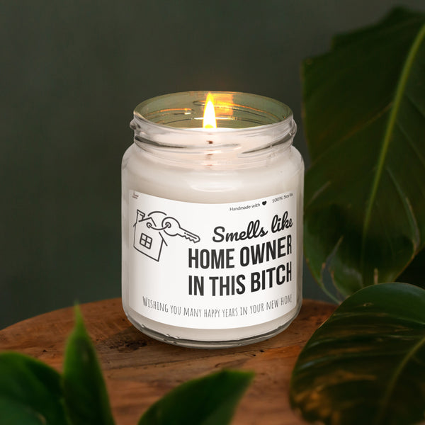 a candle sitting on top of a wooden table