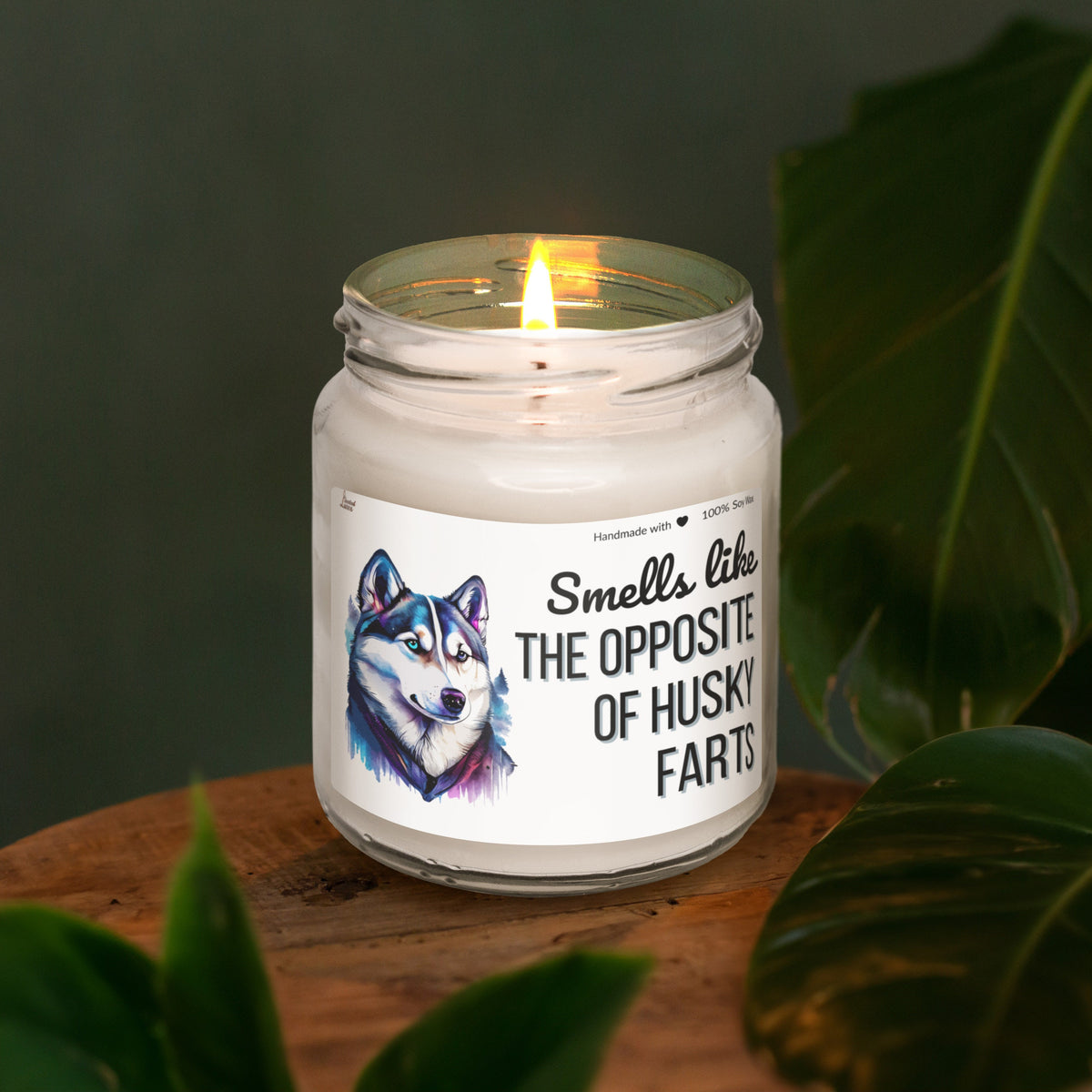 a candle that is sitting on a table