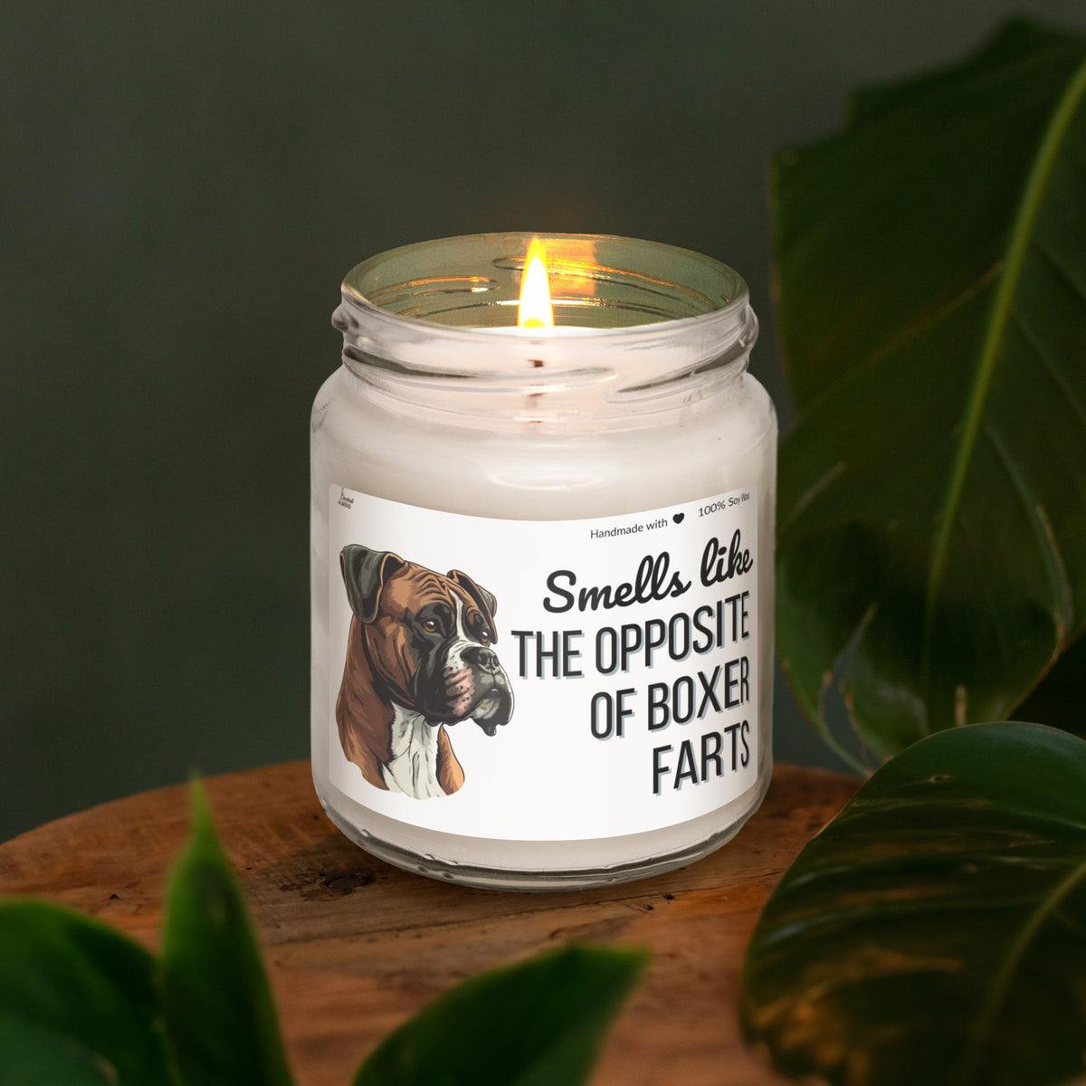 a candle that is sitting on a table