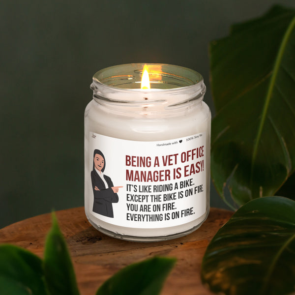 a candle that is sitting on a table