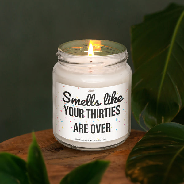 a candle that is sitting on a table