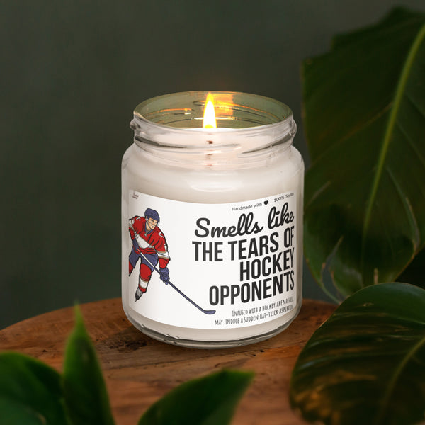 a candle that is sitting on a table