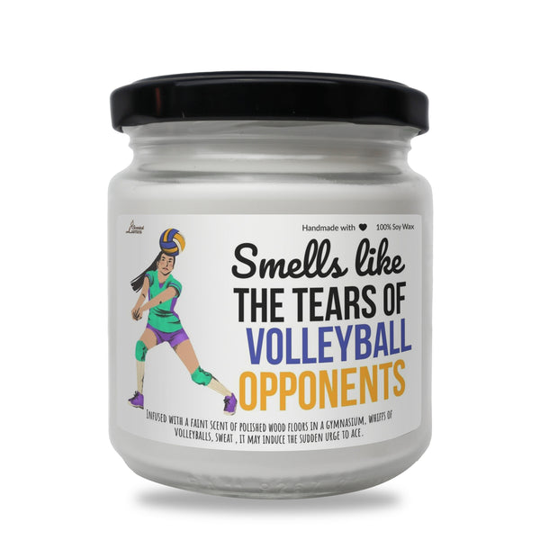 a jar of smell like the tears of volleyball opponents