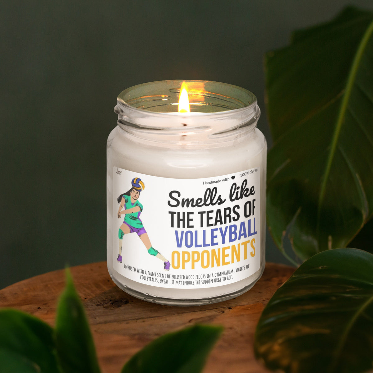 a candle that is sitting on a table