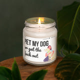 a candle that is sitting on a table