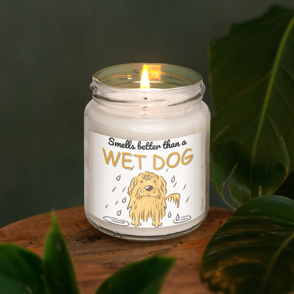 a candle that is sitting on a table