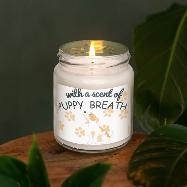 a candle that is sitting on a table