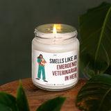 a candle that is sitting on a table