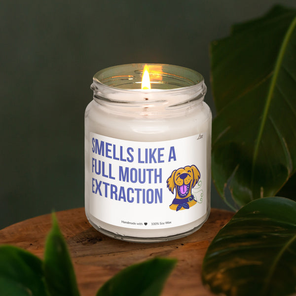 a candle that is sitting on a table