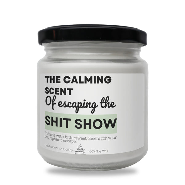 the calming scent of escaping the shit show
