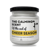 the calming scent of the end of cheer season