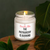 a candle that is sitting on a table