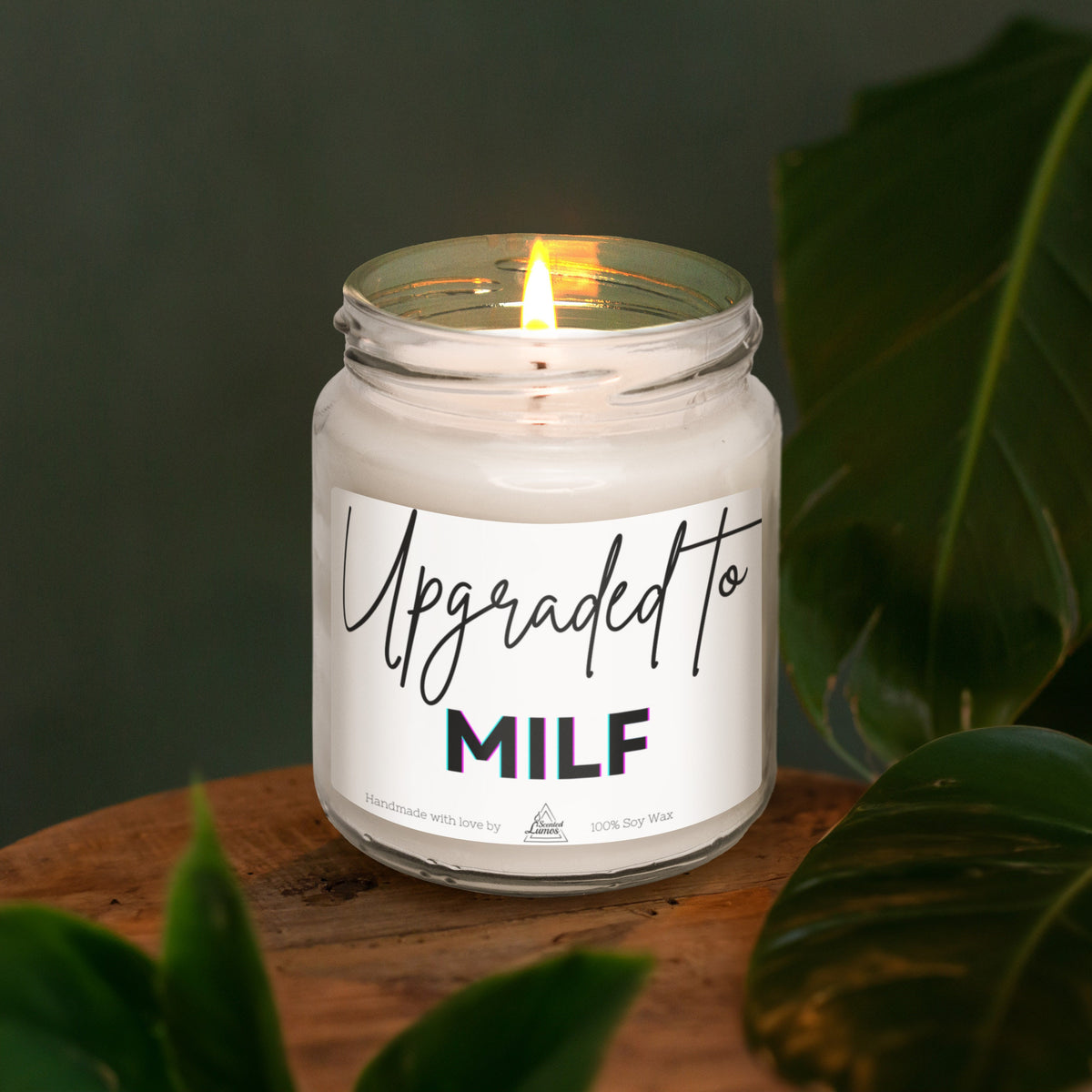 a candle that is sitting on a table