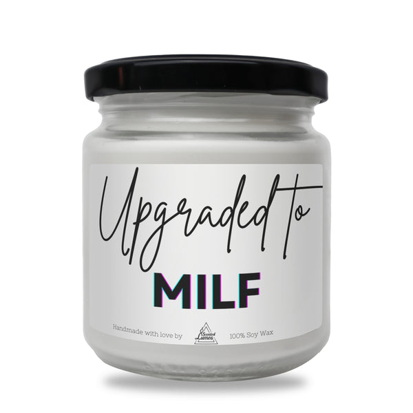 a jar of milk with a black lid