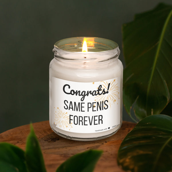 a candle that is sitting on a table