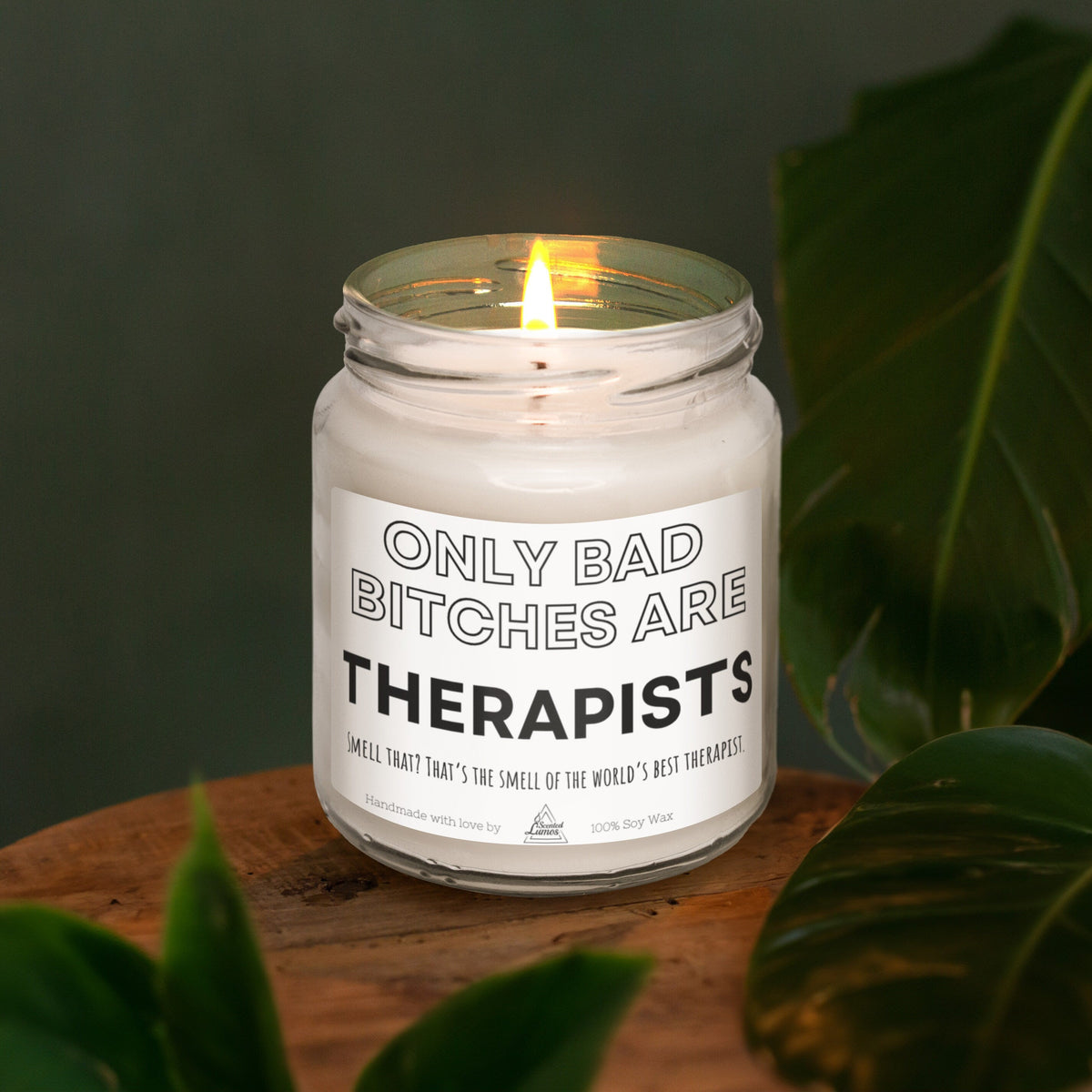 a candle that is sitting on a table