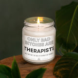 a candle that is sitting on a table