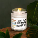 a candle that is sitting on a table