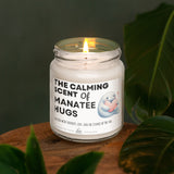 a candle that is sitting on a table