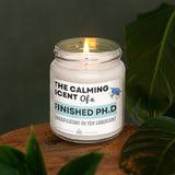 a candle that is sitting on a table