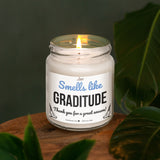 a candle that is sitting on a table