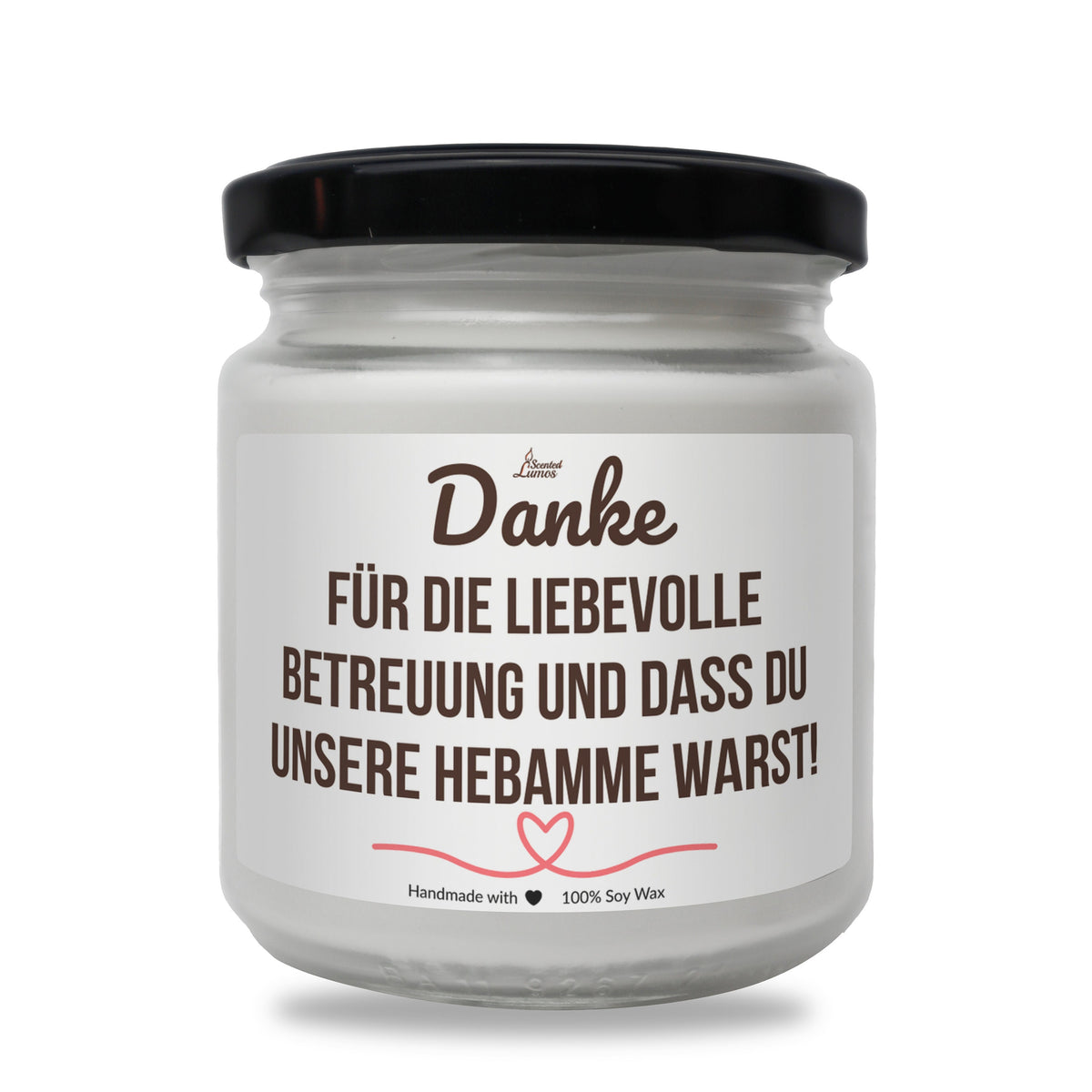 a jar of white wax with a black lid