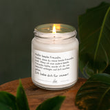 a candle that is sitting on a table