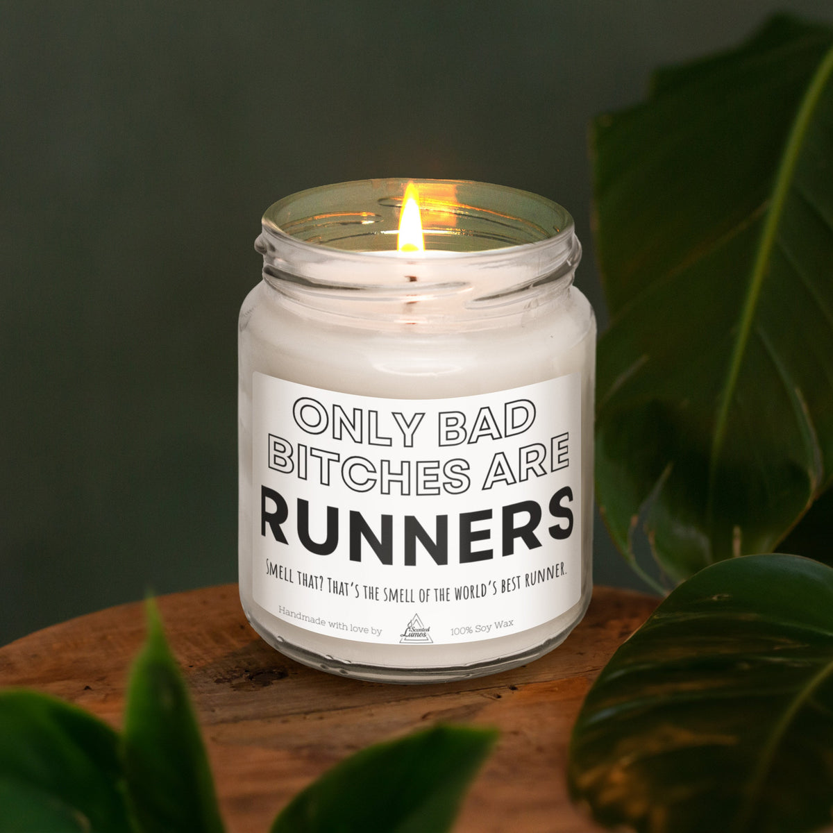 a candle that is sitting on a table