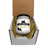 a jar of cat food in a box