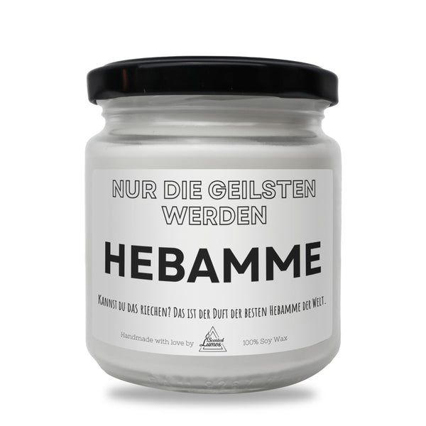 a jar of hebamme on a white background