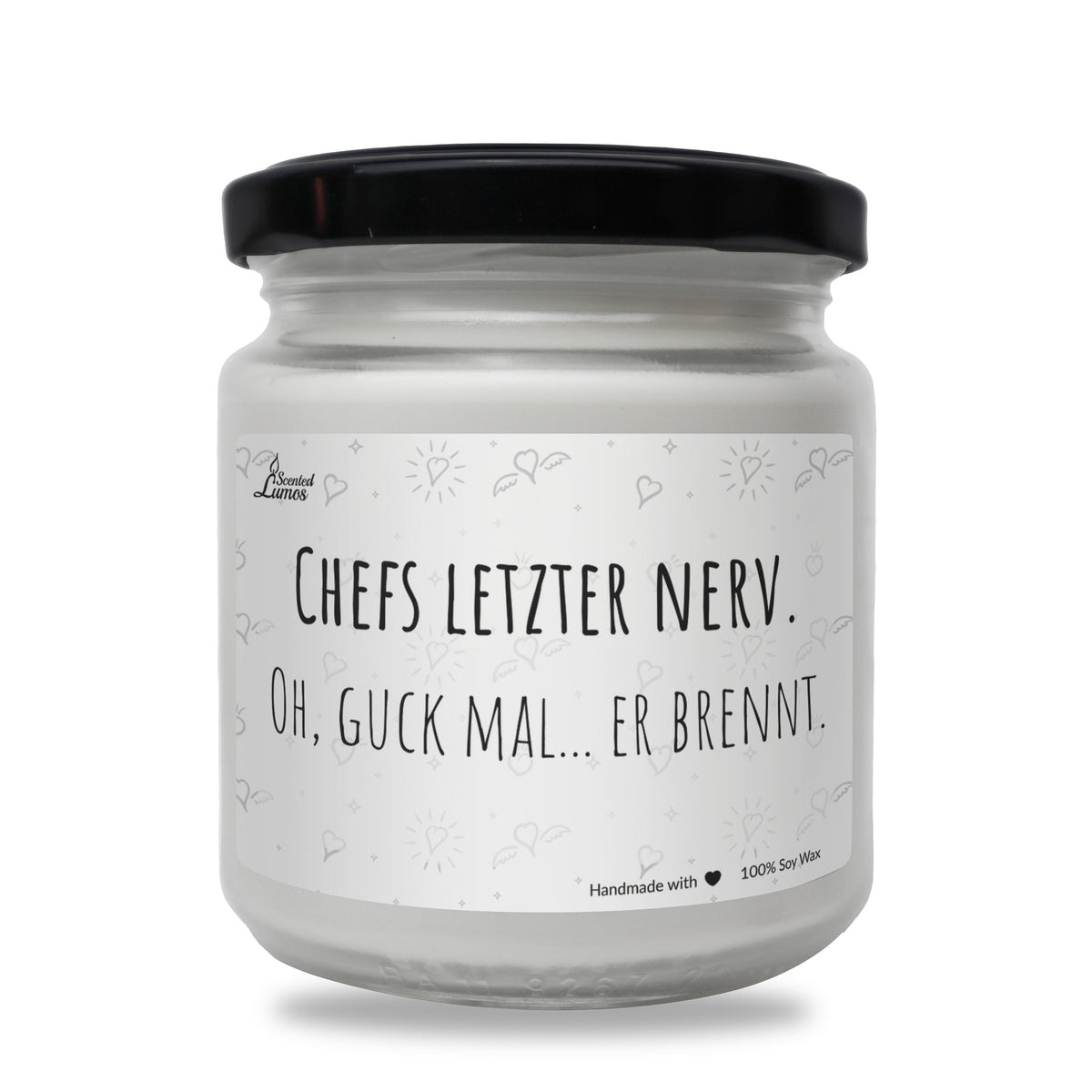 a jar of cheese letter every on a white background