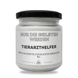 a jar of titrazthelfer on a white background