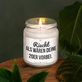 a candle that is sitting on a table