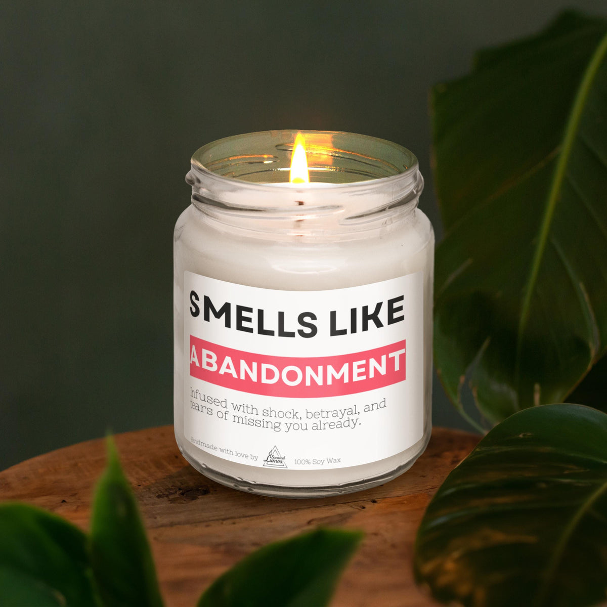 a candle that is sitting on a table