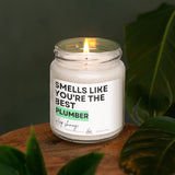 a candle that is sitting on a table