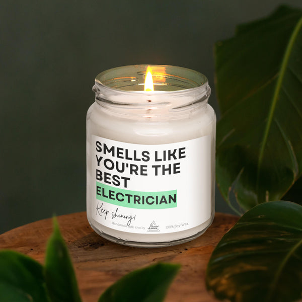 a candle that is sitting on a table