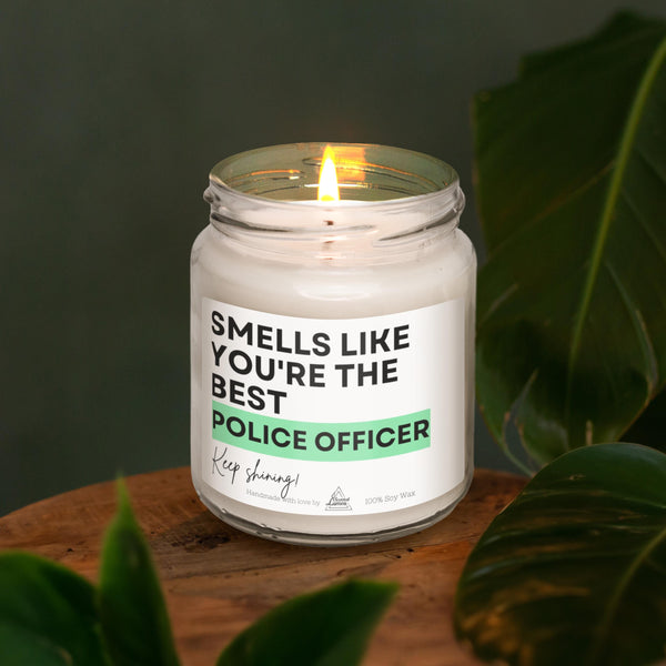 a candle that is sitting on a table