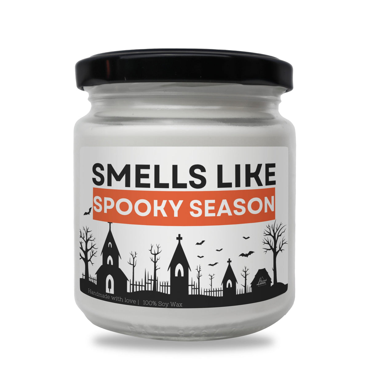 a jar of smells like spooky season
