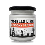 a jar of smells like spooky season