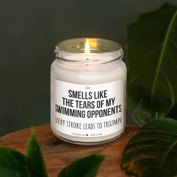 a candle that is sitting on a table