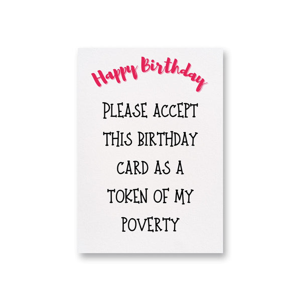 a birthday card with the words happy birthday written on it