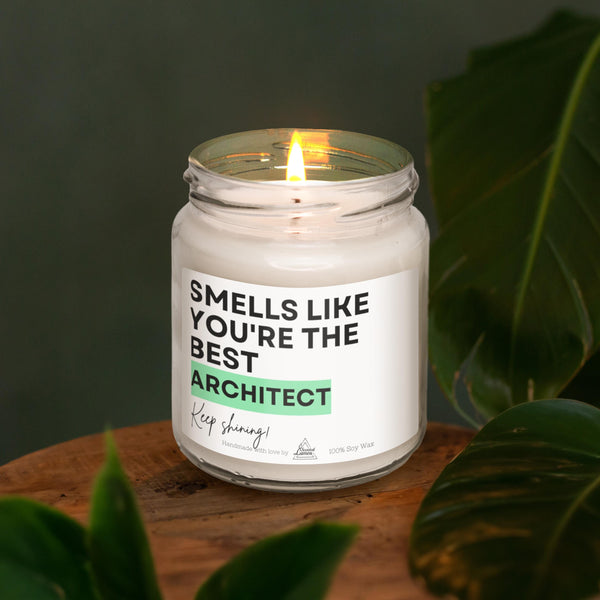 a candle that is sitting on a table