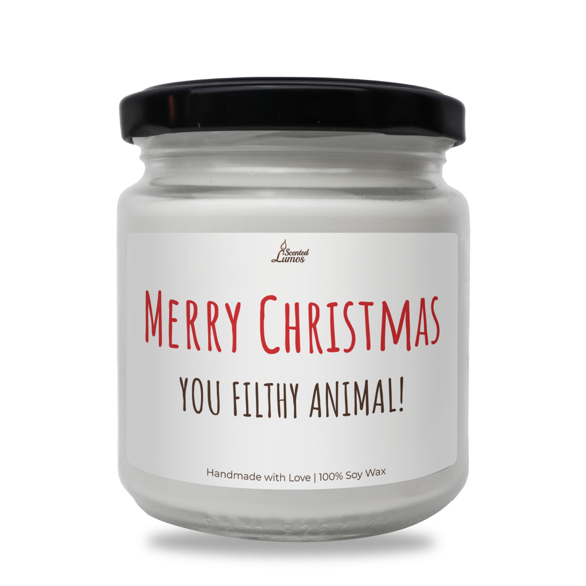 a jar of merry christmas you filthy animal