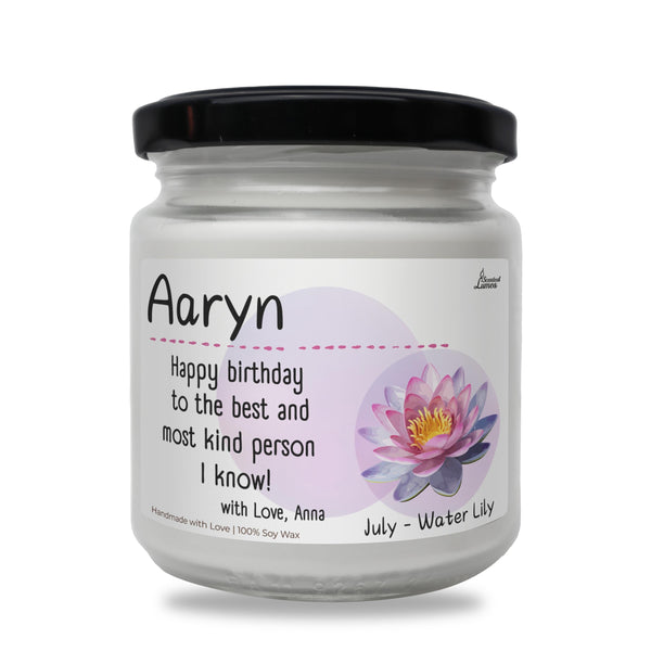 a jar of happy birthday to the best and most kind of person i know