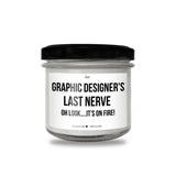 a jar of graphic designer's last nerve
