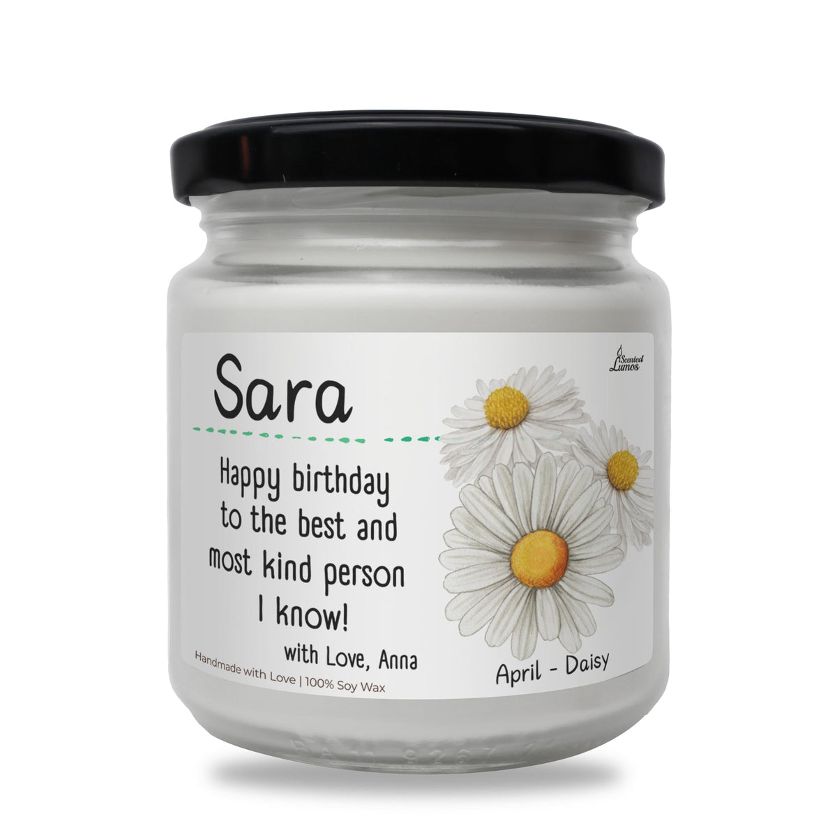 a jar of happy birthday to the best and most kind of person i know