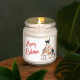 a candle that is sitting on a table