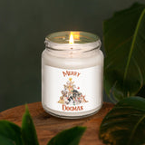 a candle that is sitting on a table