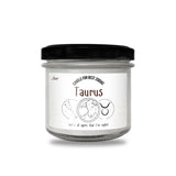 a jar of tauruss on a white background