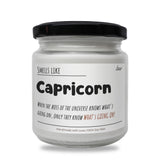 a jar of capricon powder on a white background